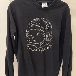 Billionaire Boys Club Black Crewneck Sweater with Graphic